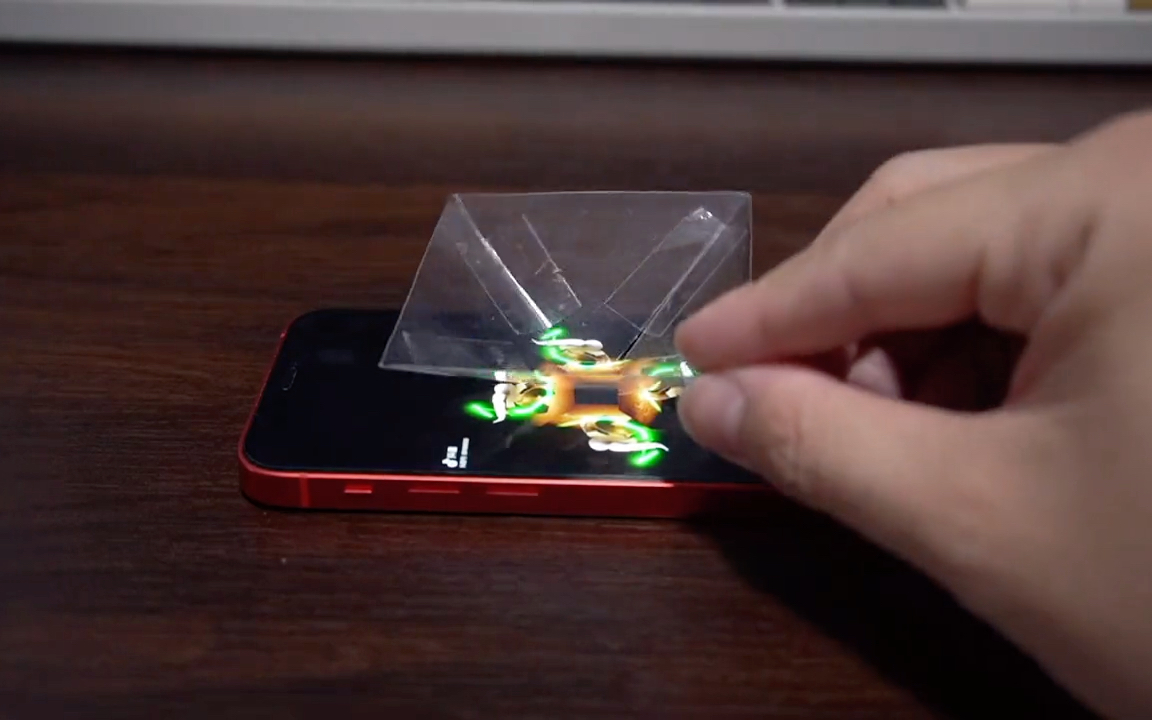 不花钱的手机3d全息投影制作方法,快@你喜欢的朋友来看