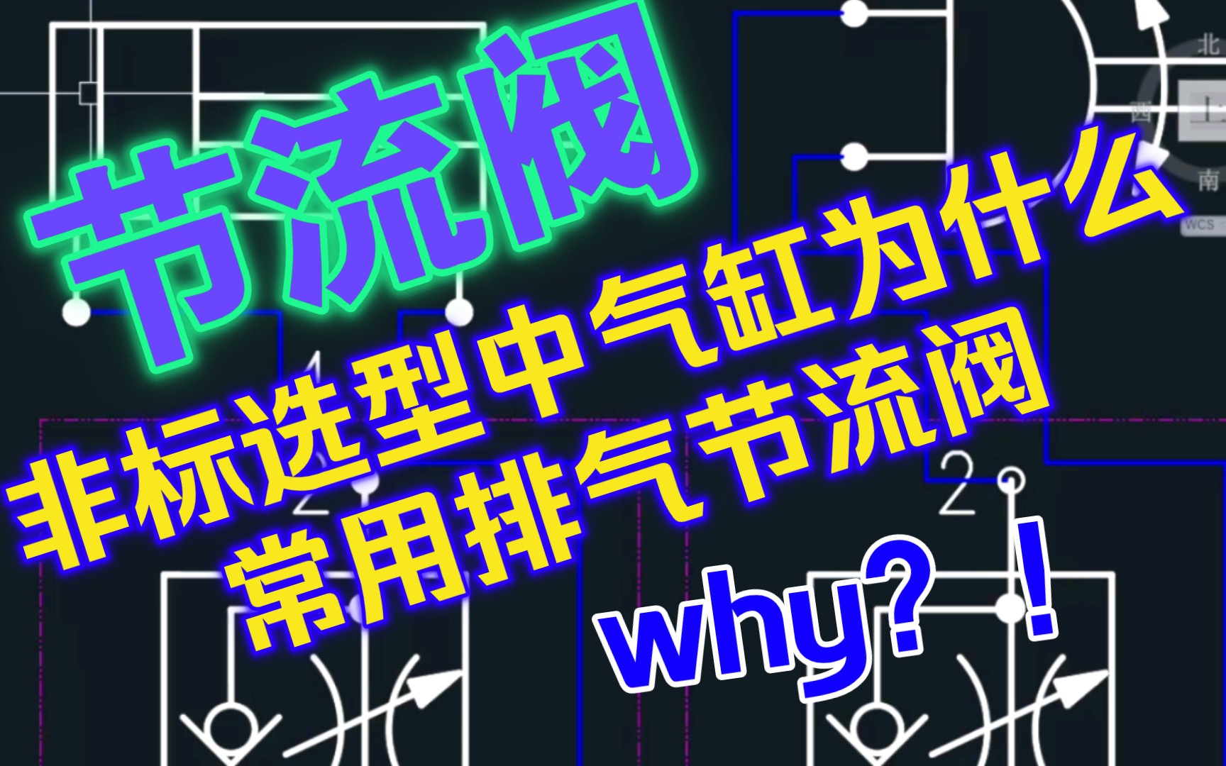 气缸选型中为什么我们常用的节流阀是排气节流阀而不是进气节流阀?哔哩哔哩bilibili