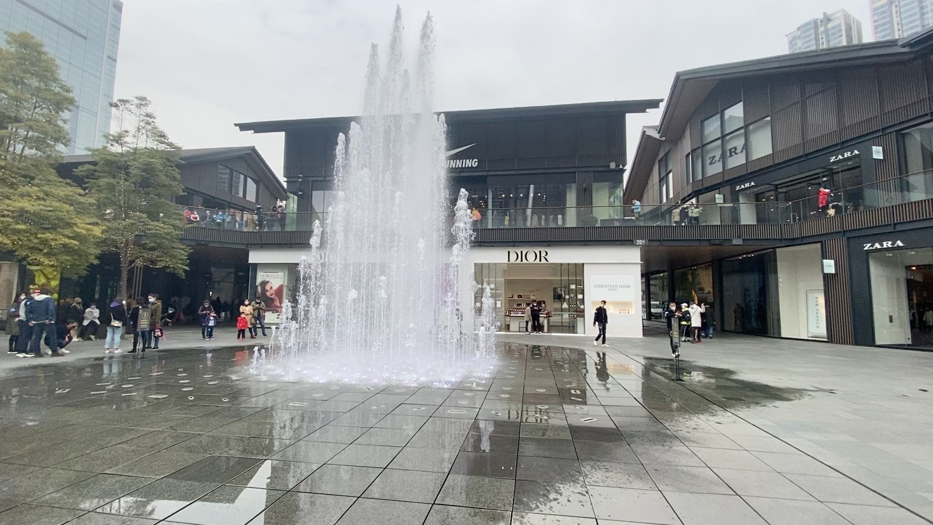 成都太古里音乐喷泉