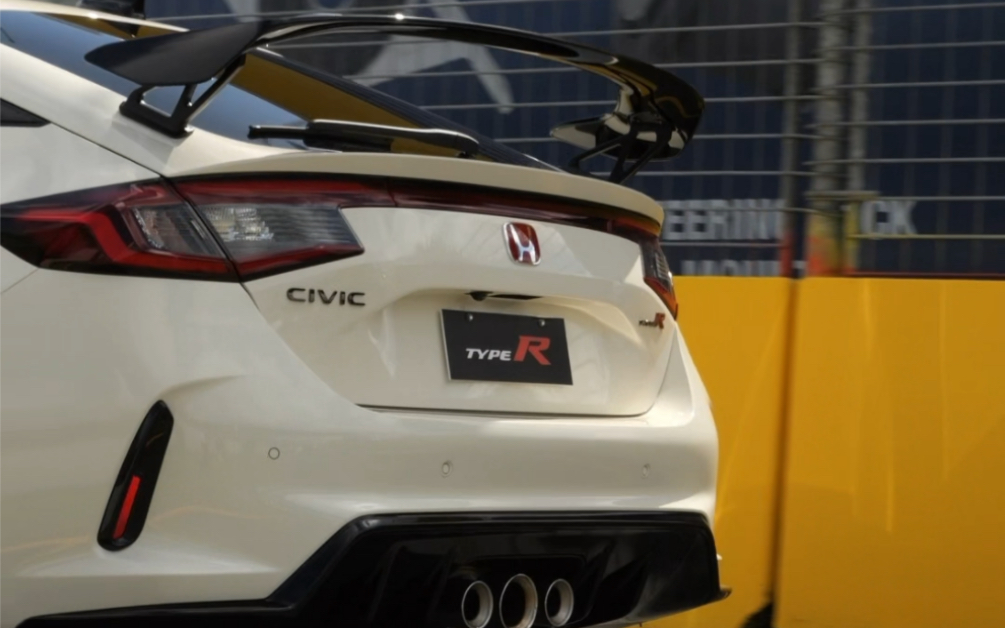 沉浸式看车 2023 本田思域 type r 右舵 冠军白 纽规