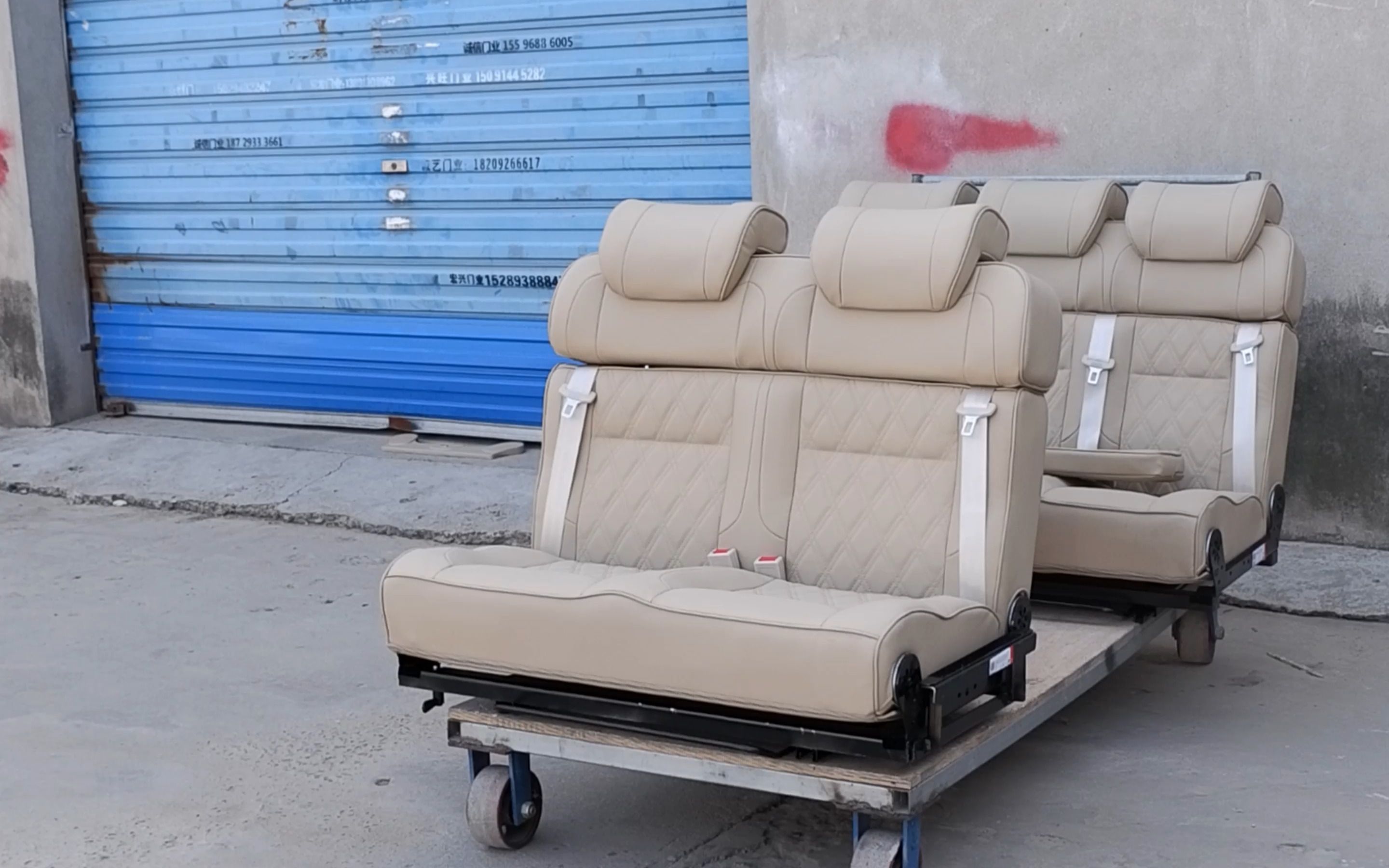 床车座椅2 3变床 房车座椅双面乘坐