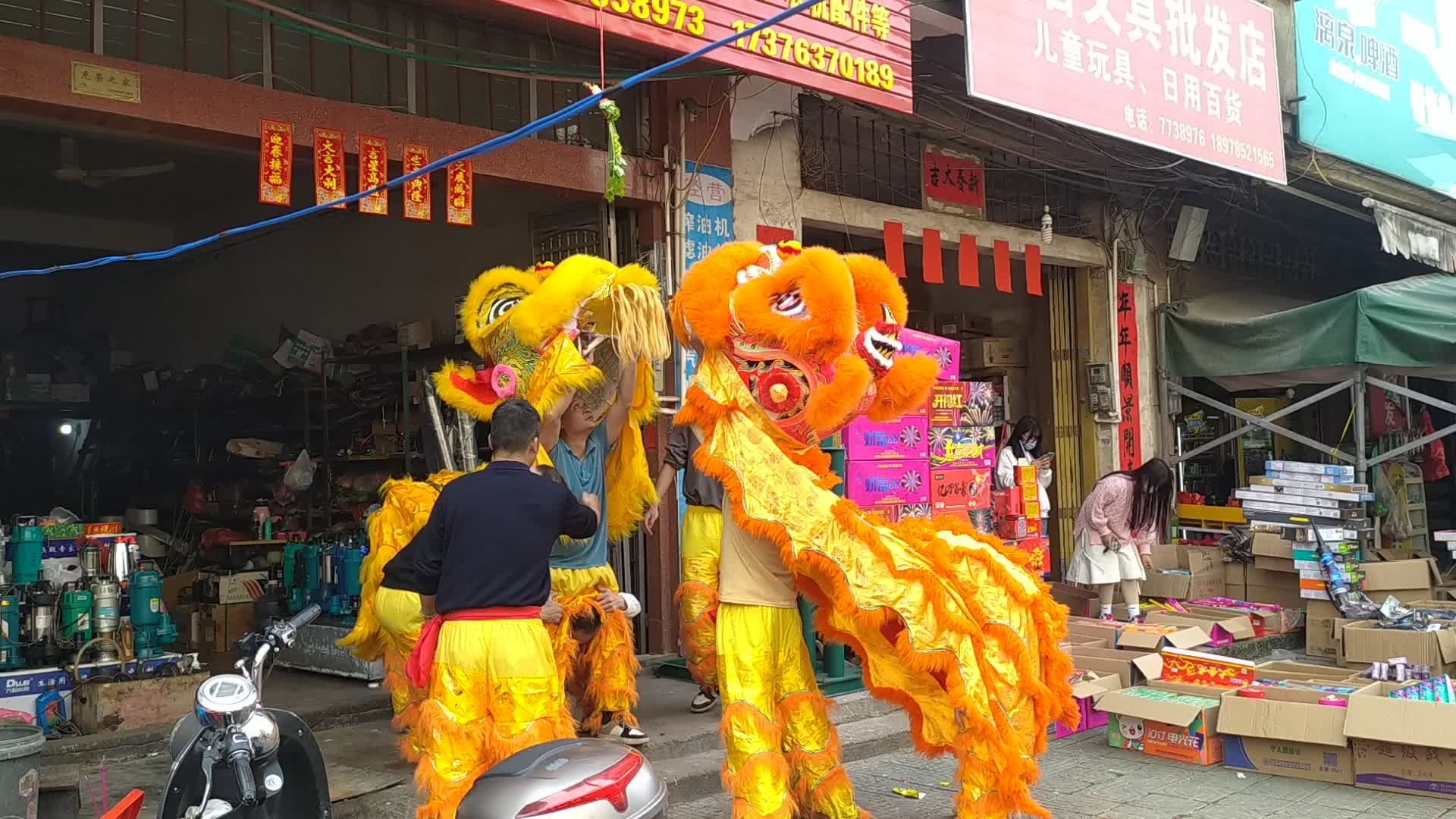 舞狮,广西孩子的快乐!