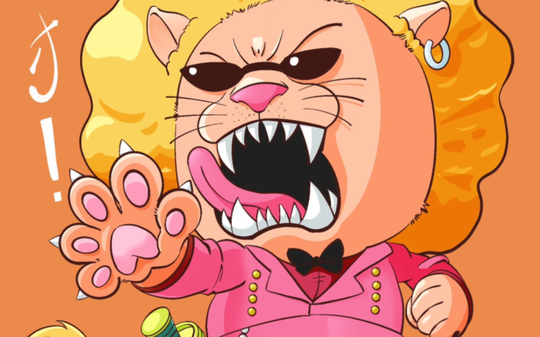 【procreate】海贼王—big mom海贼团波克慕斯【肉球妄想版】绘画过程