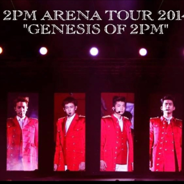 2PM演唱会•收藏向】“一袭红衣，王者归来”｜ARENA TOUR 2014 “GENESIS 