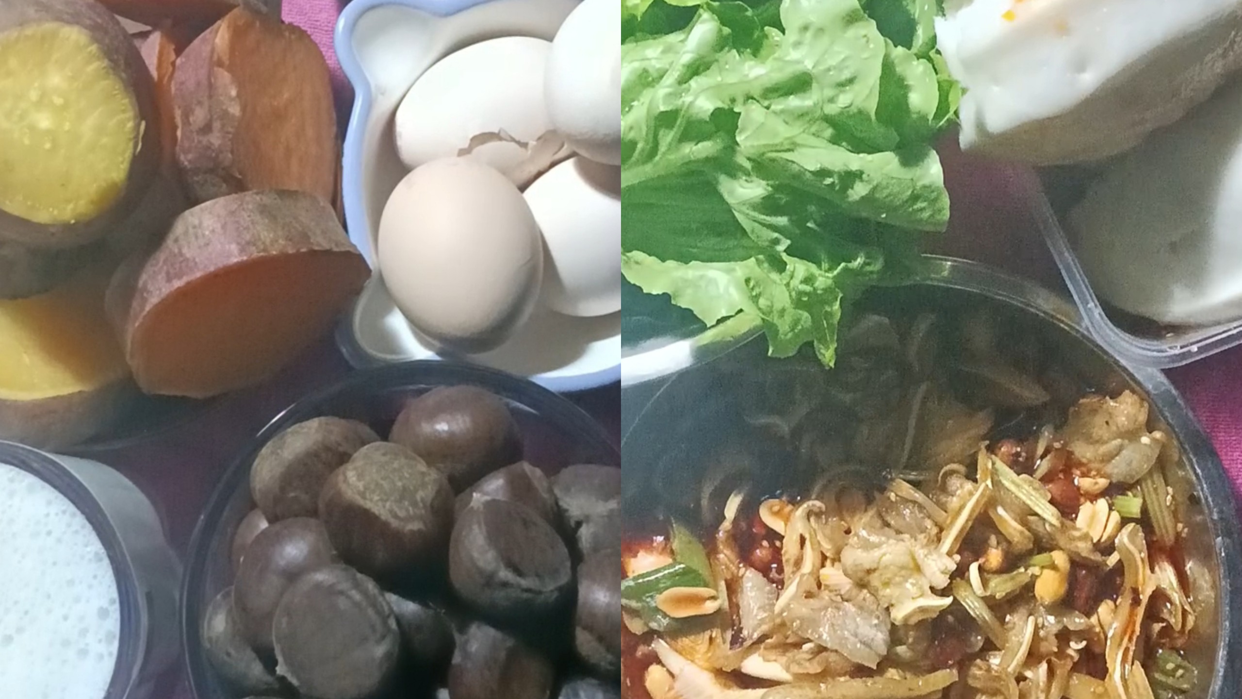 油炸鸡蛋汤圆