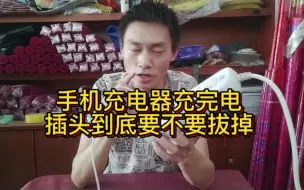 Download Video: 手机充电器充完电，插头到底要不要拔掉