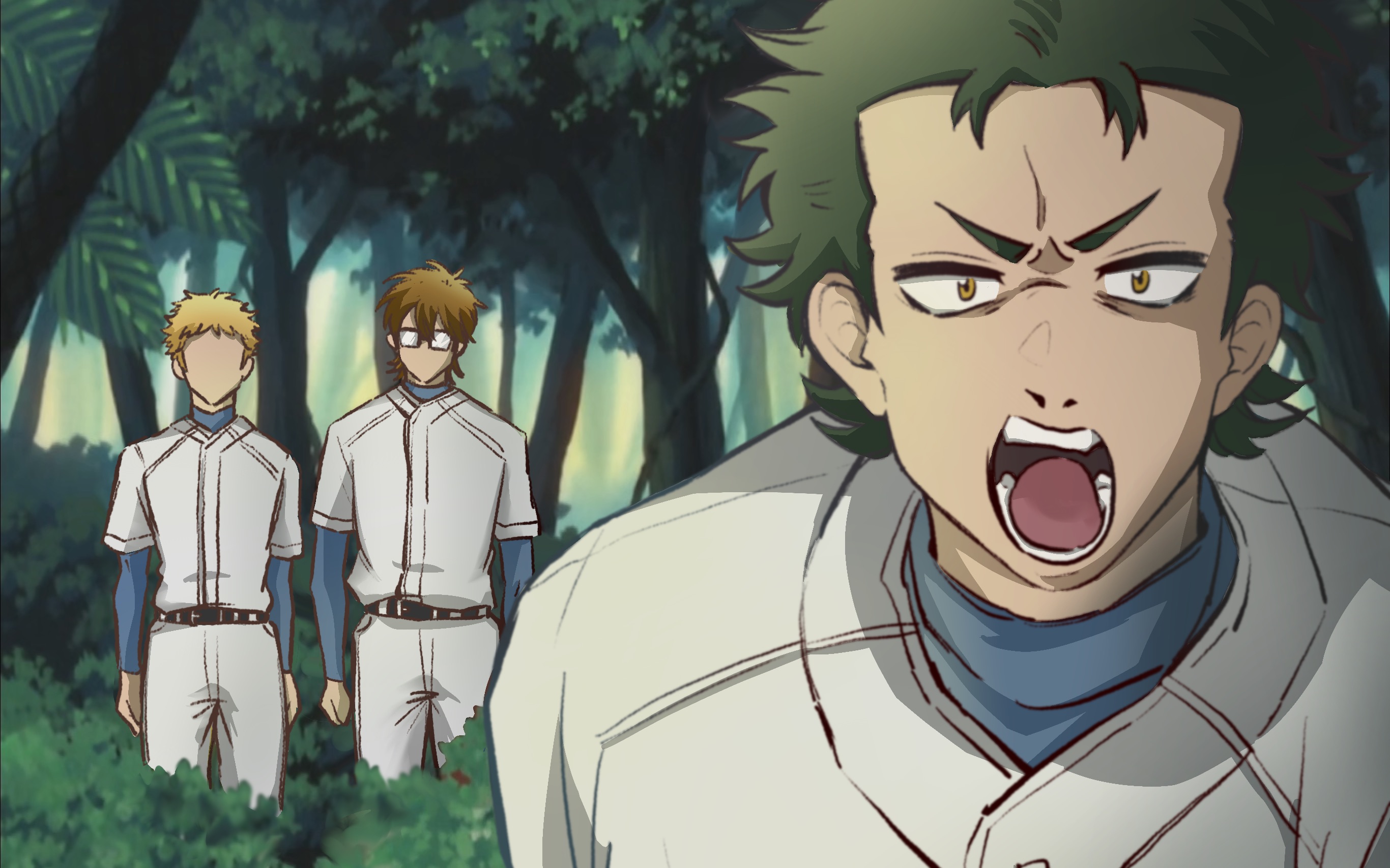 [描改手書|鑽石王牌] 當青道來到無人島6868