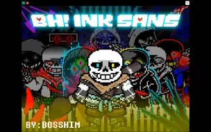 Download Video: 【超酷/BH！Ink Sans】多元宇宙的守护者！特别优质的Bosshim的Ink Sans一阶段无作弊通过！（EASY）