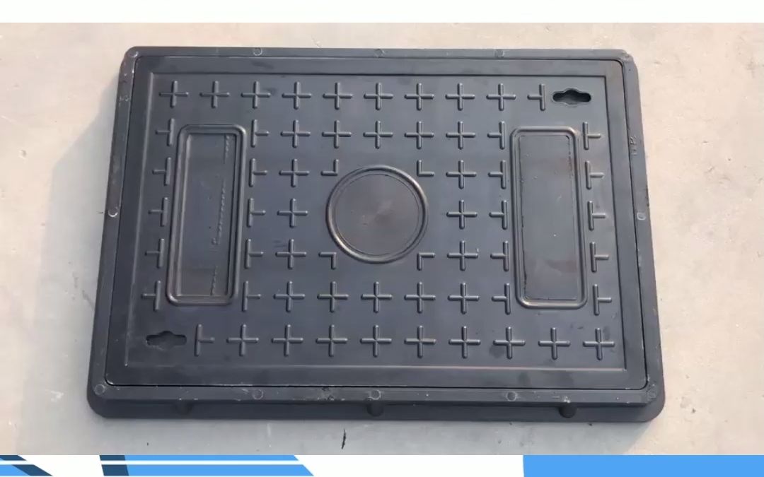 黑色矩形树脂复合井盖