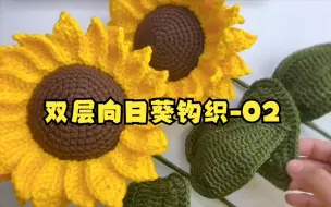 Télécharger la video: 双层向日葵钩织-02 （叶子和花托）