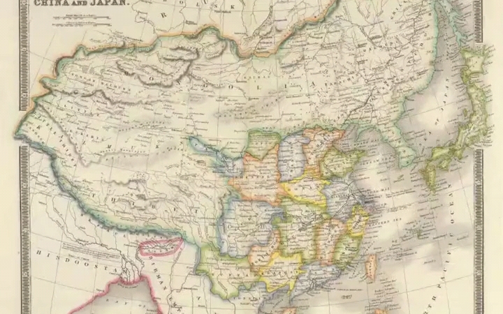 德国前总理默克尔赠送中国的礼物,1735年的清朝版图.