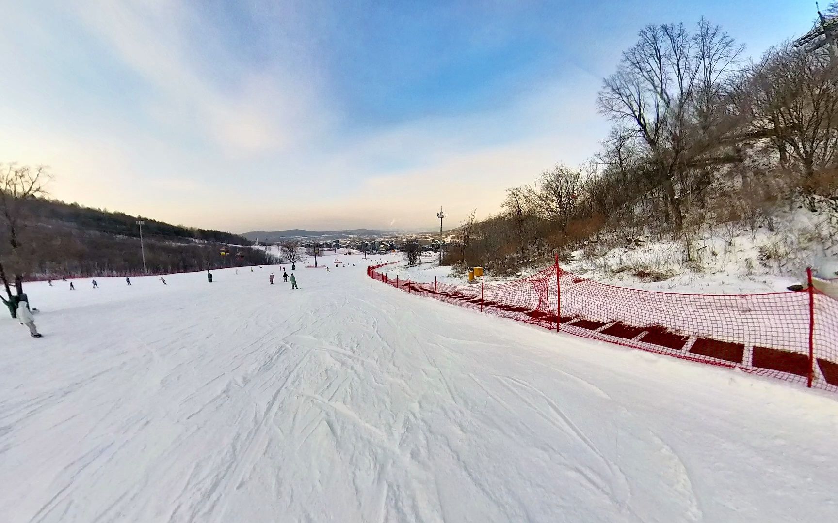松花湖滑雪场雪道坡度图片