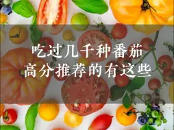 Download Video: 吃过几千种番茄🍅高分推荐的有这些