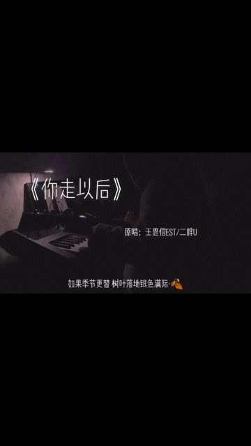 《你走以后》