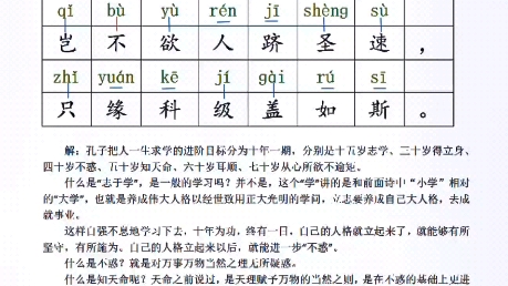 [图]《朱子训蒙绝句》简讲·其二十六《十五志学》