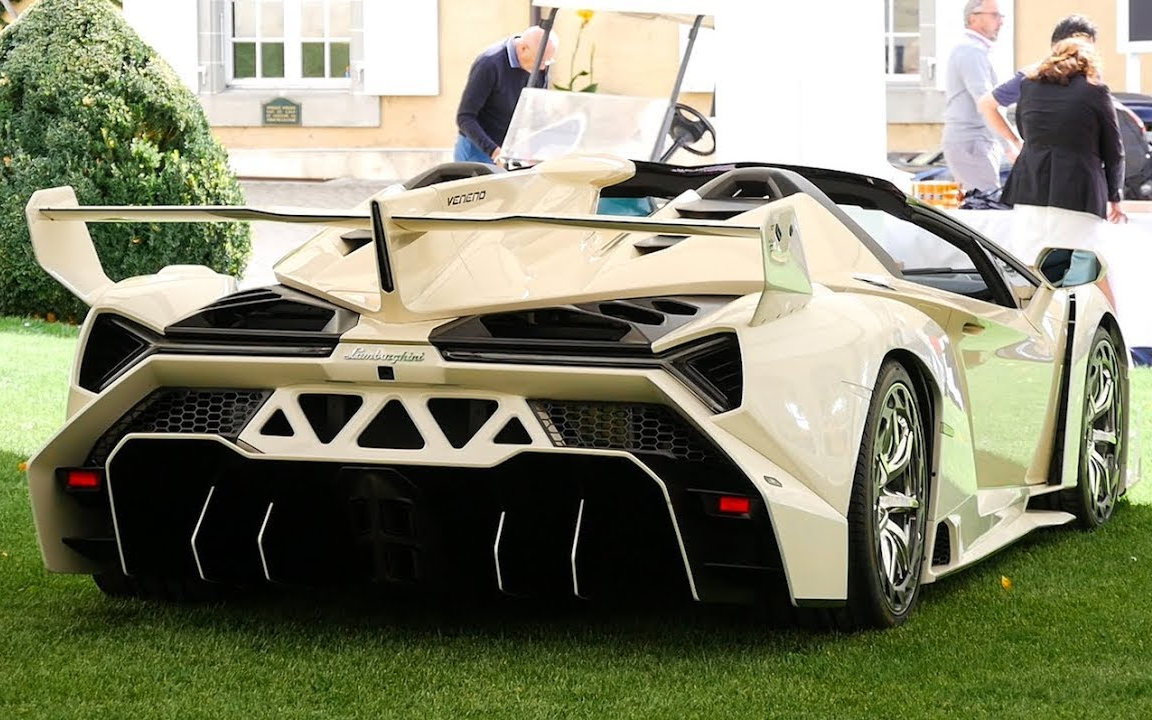 罕见的白色版兰博基尼 毒药!_哔哩哔哩_bilibili