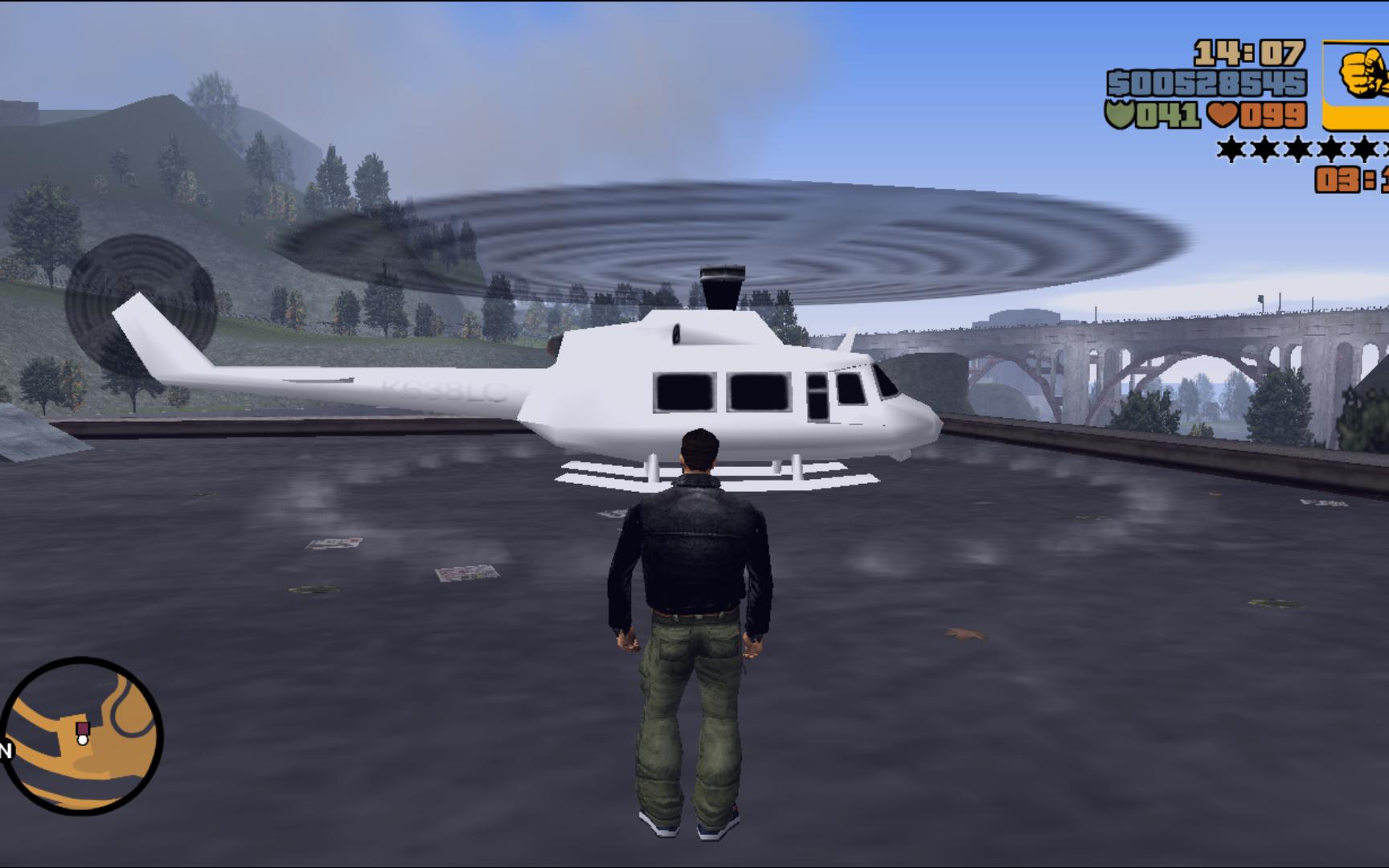 【gta3】探索大结局中凯特琳娜的白色休伊直升机