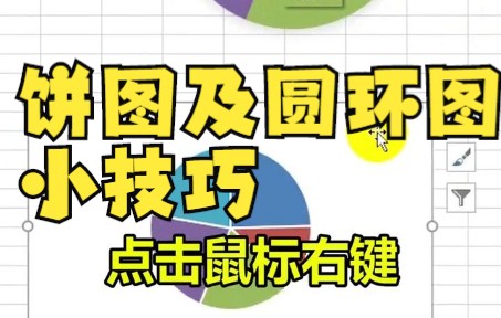 【excel图表】Excel好看的“饼图及圆环图”制作小技巧,跟我一起学习吧.哔哩哔哩bilibili