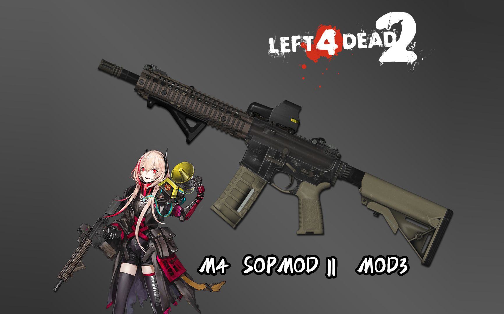 【求生之路2】m4 sopmodⅡ mod3
