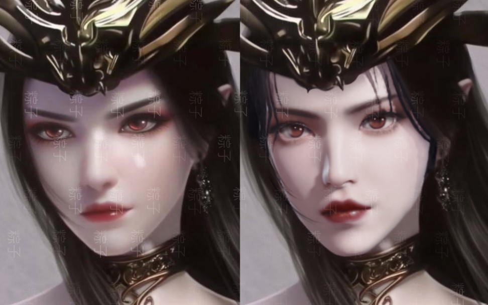 永劫无间迦南美杜莎仿捏脸御姐永远是坠吊滴