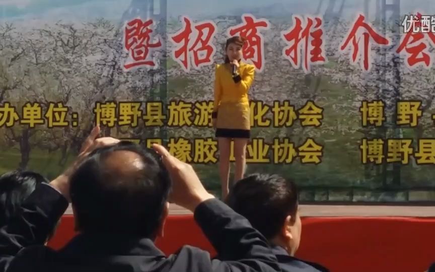 [图]2016博野梨花节乌兰图雅现场演唱《凤凰飞》，稳定发挥继续吱呲