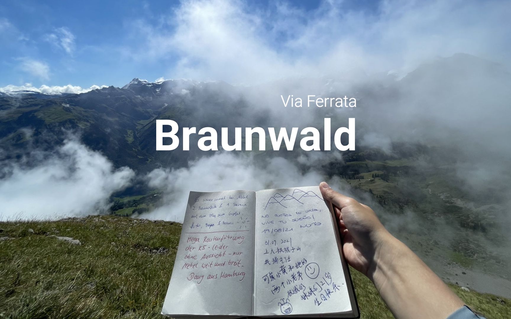 瑞士Via Ferrata Vlog. Braunwald 布劳瓦尔德哔哩哔哩bilibili