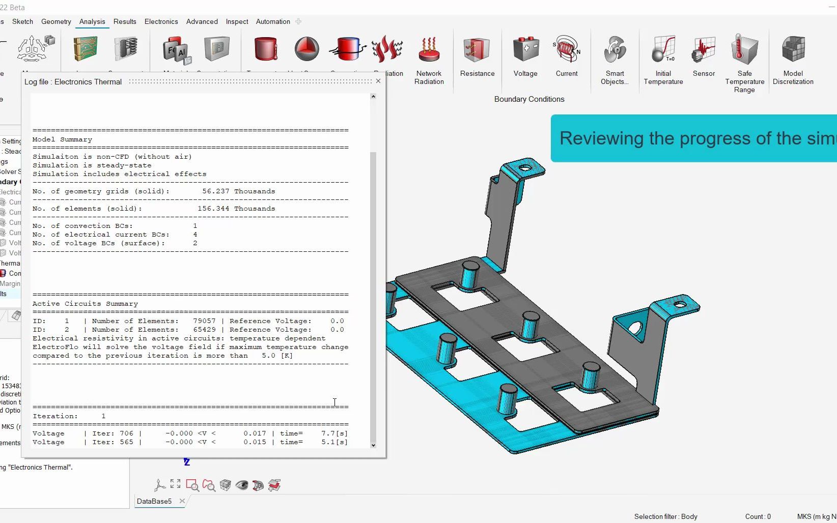 7电热耦合仿真Electrical Thermal CoSimulation of a BusBar  Altair哔哩哔哩bilibili