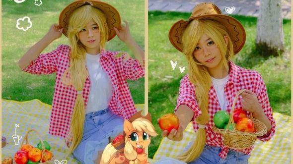 苹果嘉儿和珍奇的cos