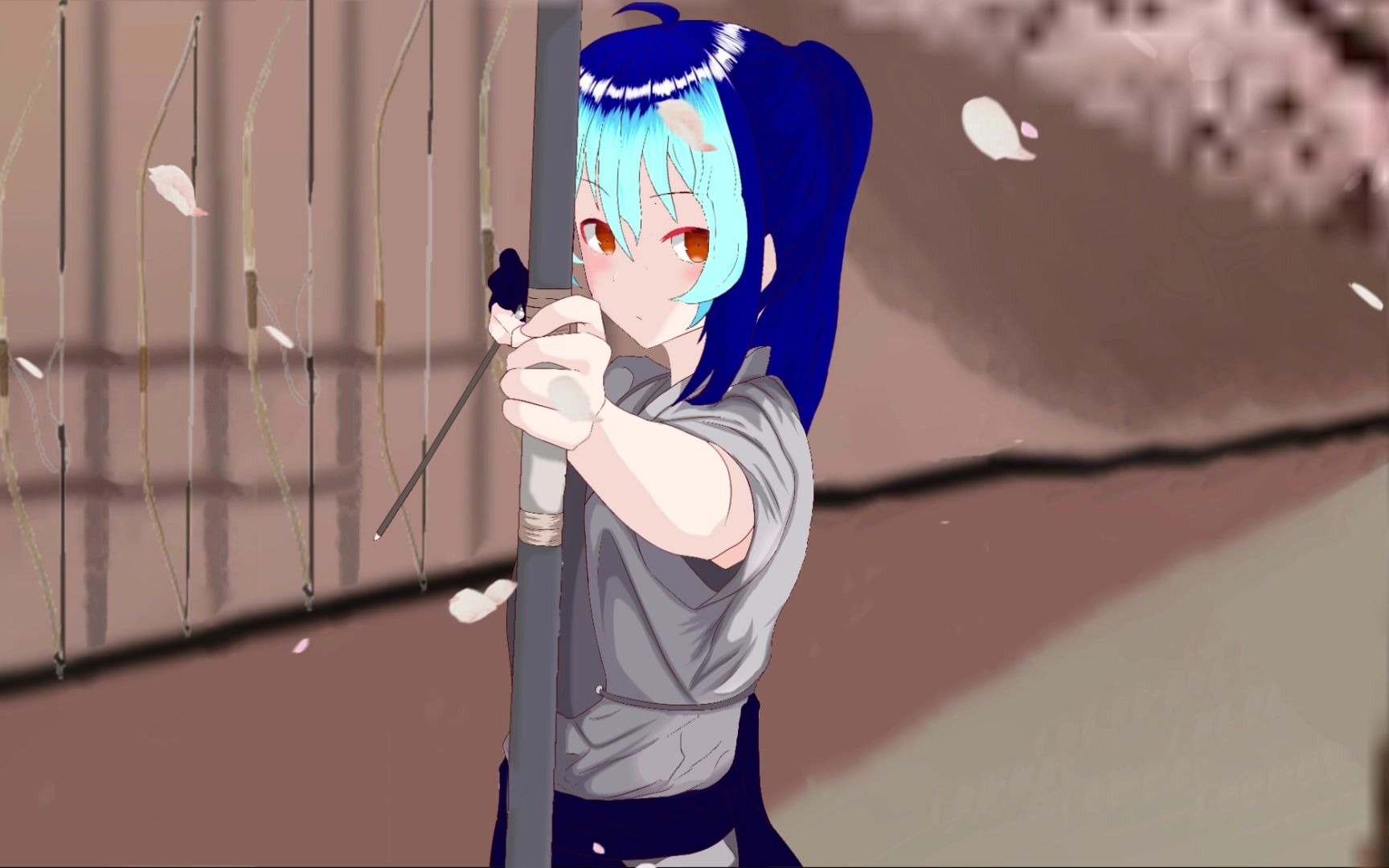 活动作品箭羽风息樱花落明日方舟ep春弦莫宇声含动态壁纸