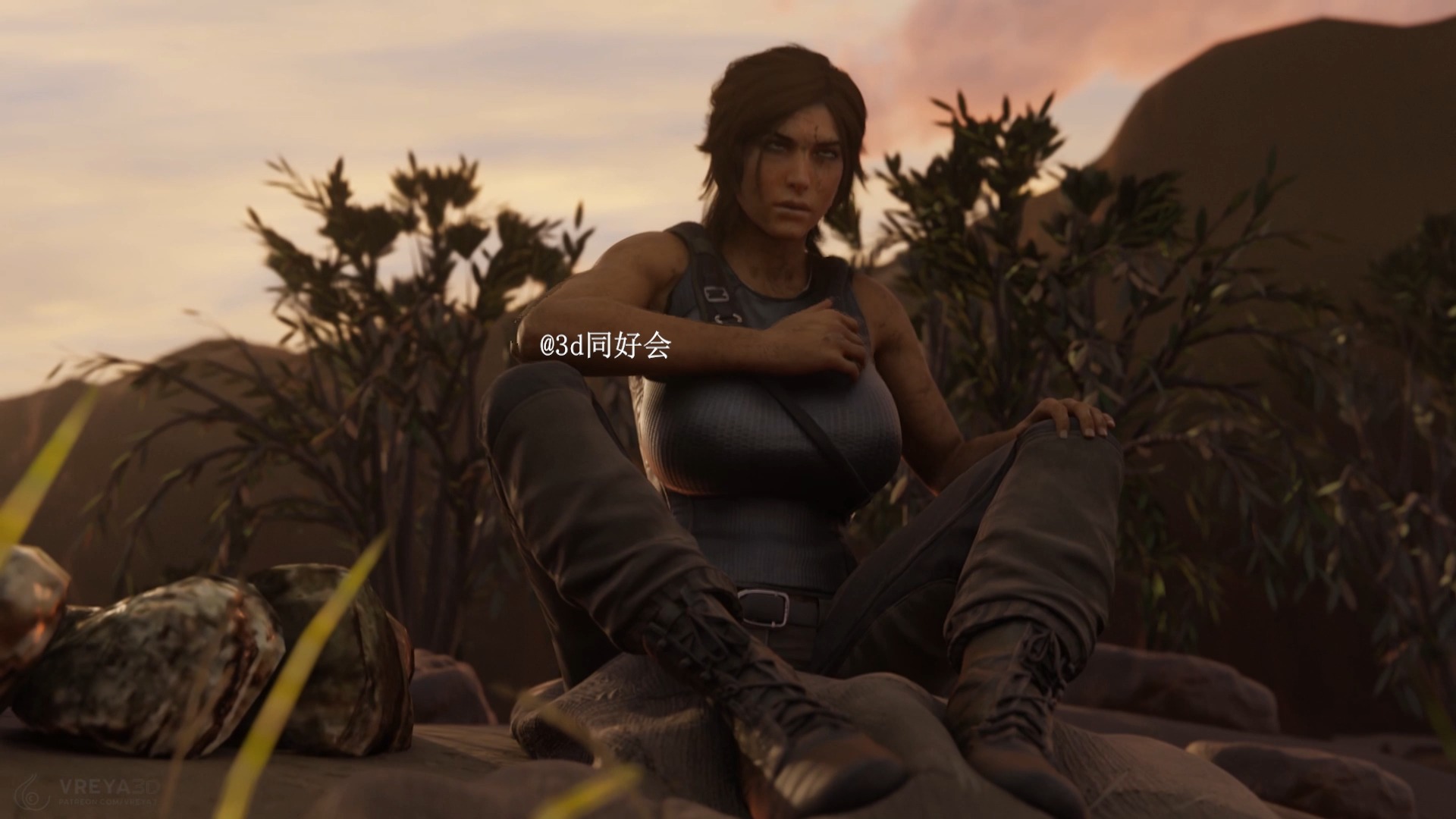 古墓丽影同人视频:劳拉的孤岛旅行翻车了