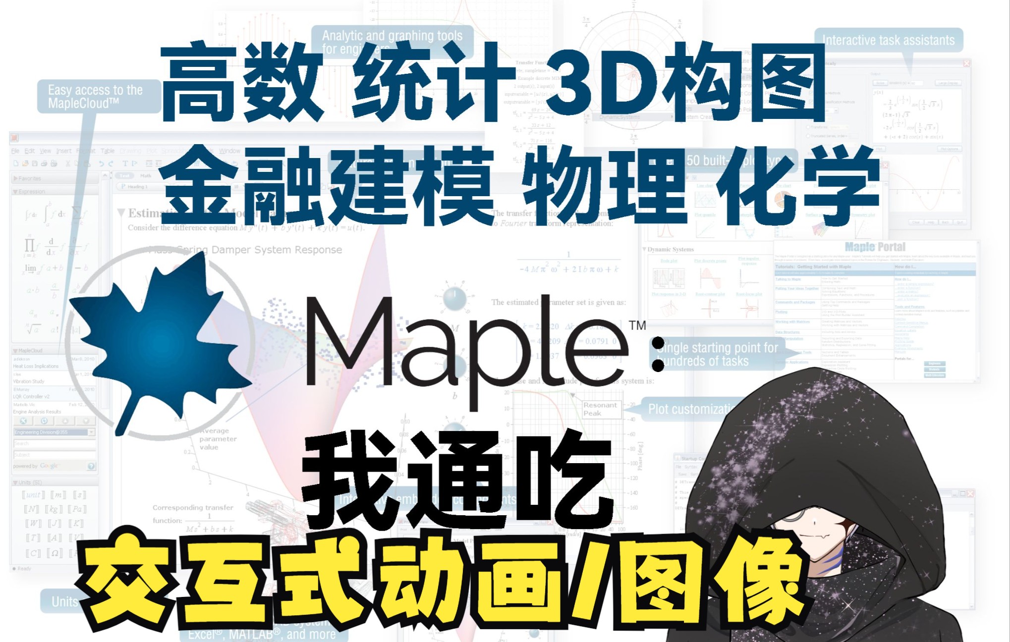 【Maple软件保姆级教程#10】交互式动画/图像哔哩哔哩bilibili