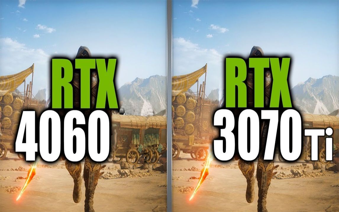 rtx 3070ti 8g vs rtx 4060 8g 显卡对比(1080p,1440p分辨率测试,cpu