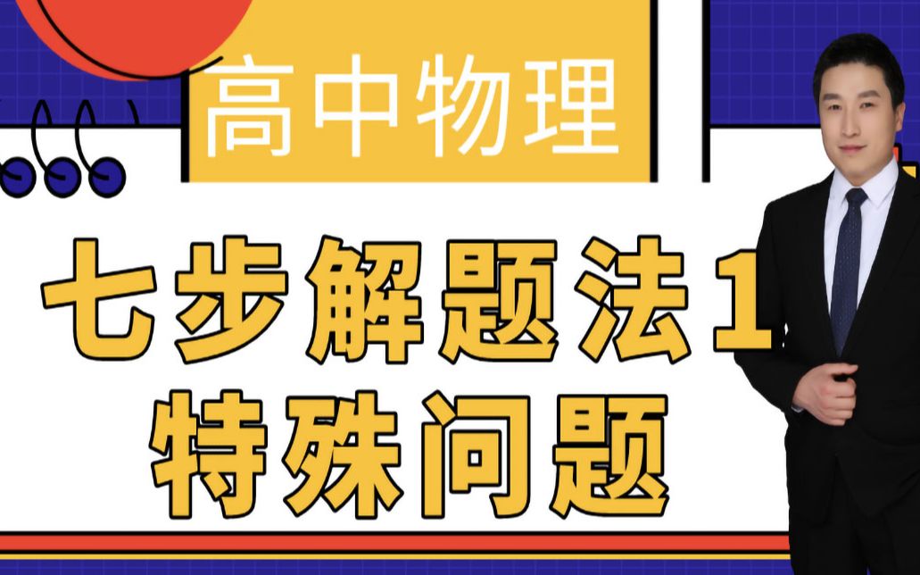 高中物理七步解题法1特殊问题高考物理解题学习方法高中物理七步解题