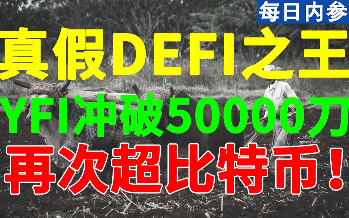 DeFi双龙会,谁能笑到最后?币价再次超比特币,YFI在搞鬼?哔哩哔哩bilibili