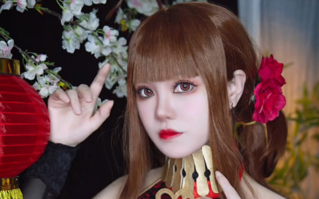 少女前线 dsr-50红牡丹 新年旗袍cos