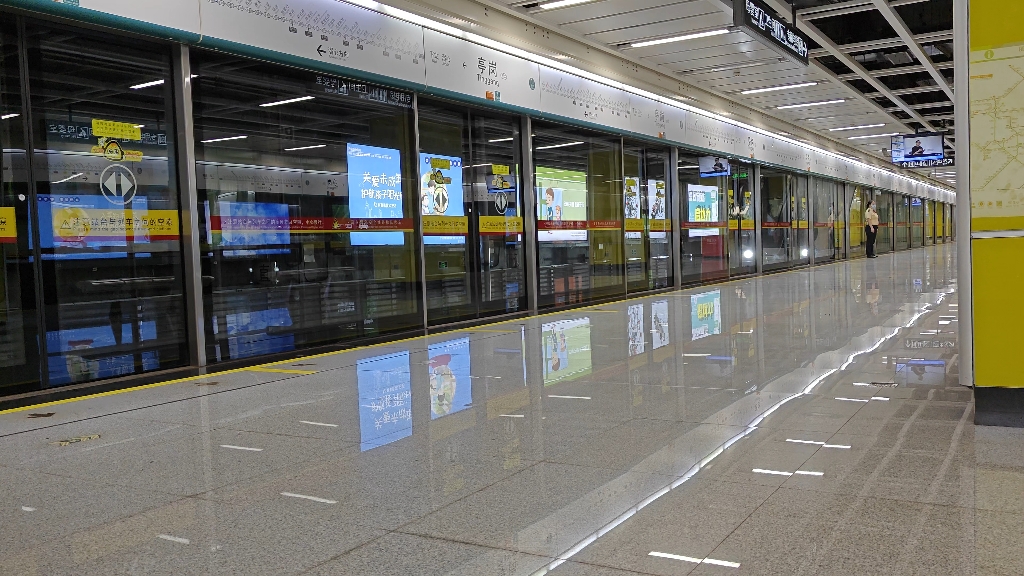 【广州地铁8号线】a2蚕宝宝2x59-60亭岗进站(万胜围→滘心)