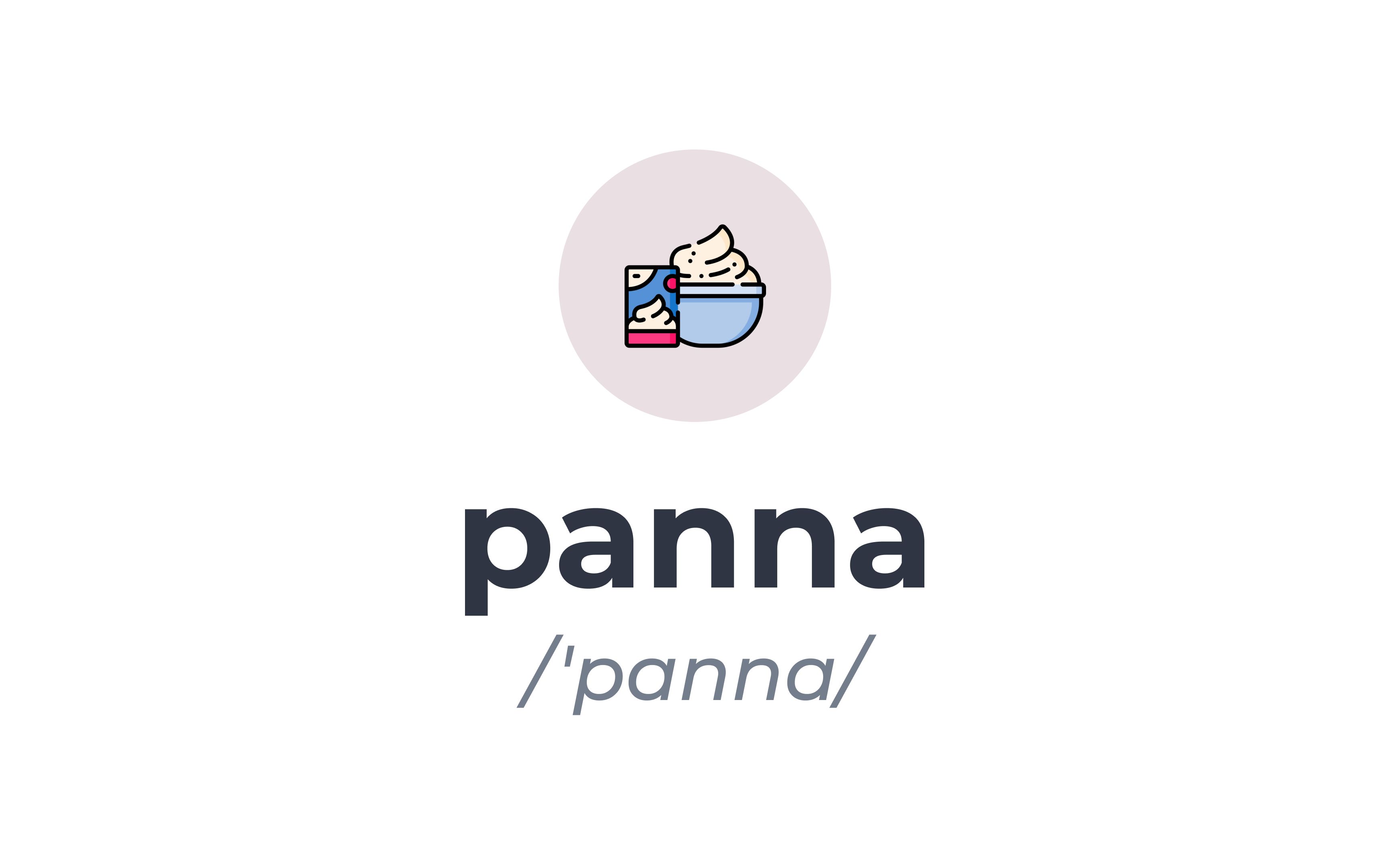 【意大利语】奶油  panna哔哩哔哩bilibili