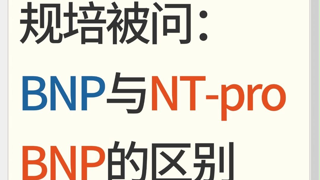 规培被问:BNP与NTproBNP有什么区别?该怎么回答?哔哩哔哩bilibili