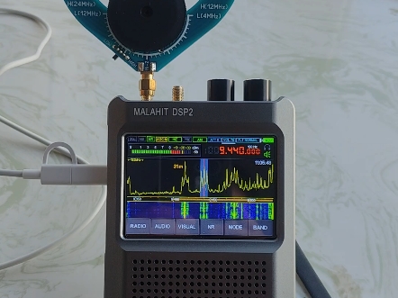 孔雀石SDR DSP2搭配甜甜圈天线,接收9440khz的CRI,坐标青海西宁哔哩哔哩bilibili