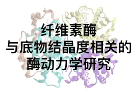 Download Video: 【机读机译|文献速递】机理｜纤维素酶与底物结晶度相关的酶动力学研究