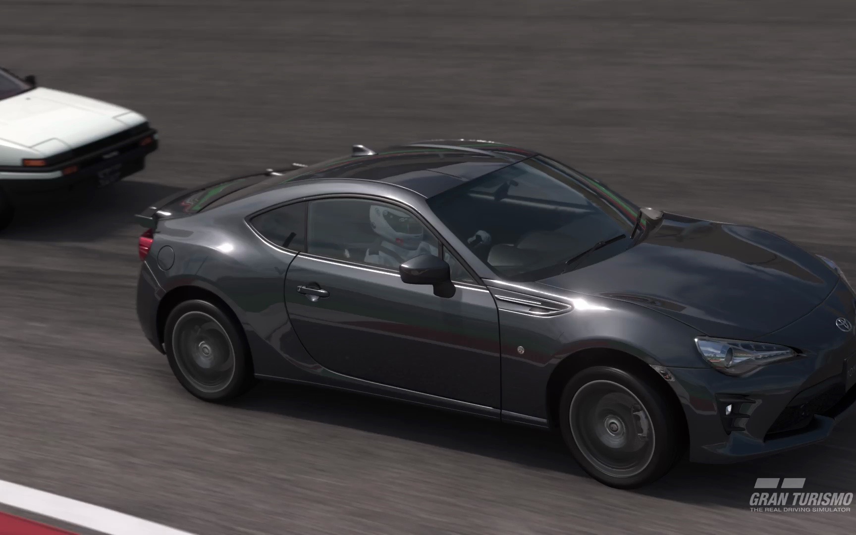 gt赛车7 丰田86 gt,前置后驱,最大马力206ps/7000转每分,最大扭矩21.