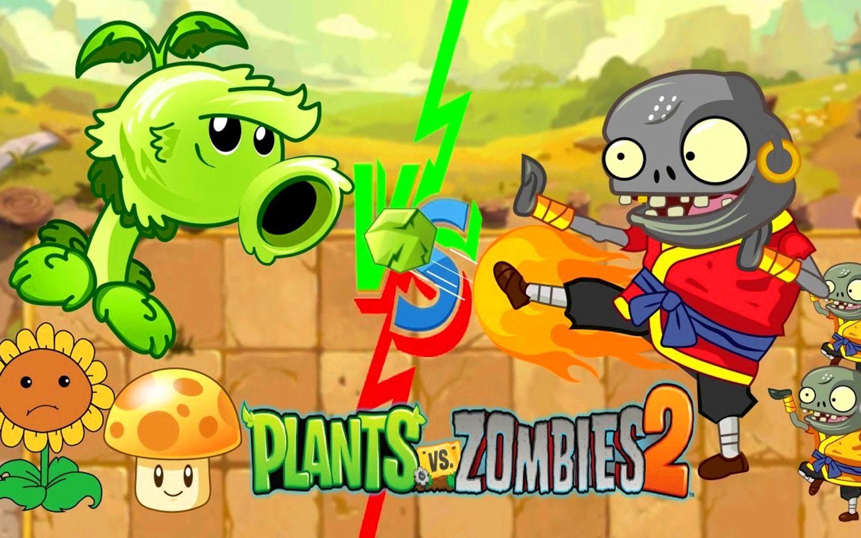 植物大战僵尸动画:小鬼僵尸化身功夫小子,谁能阻止它偷脑子?