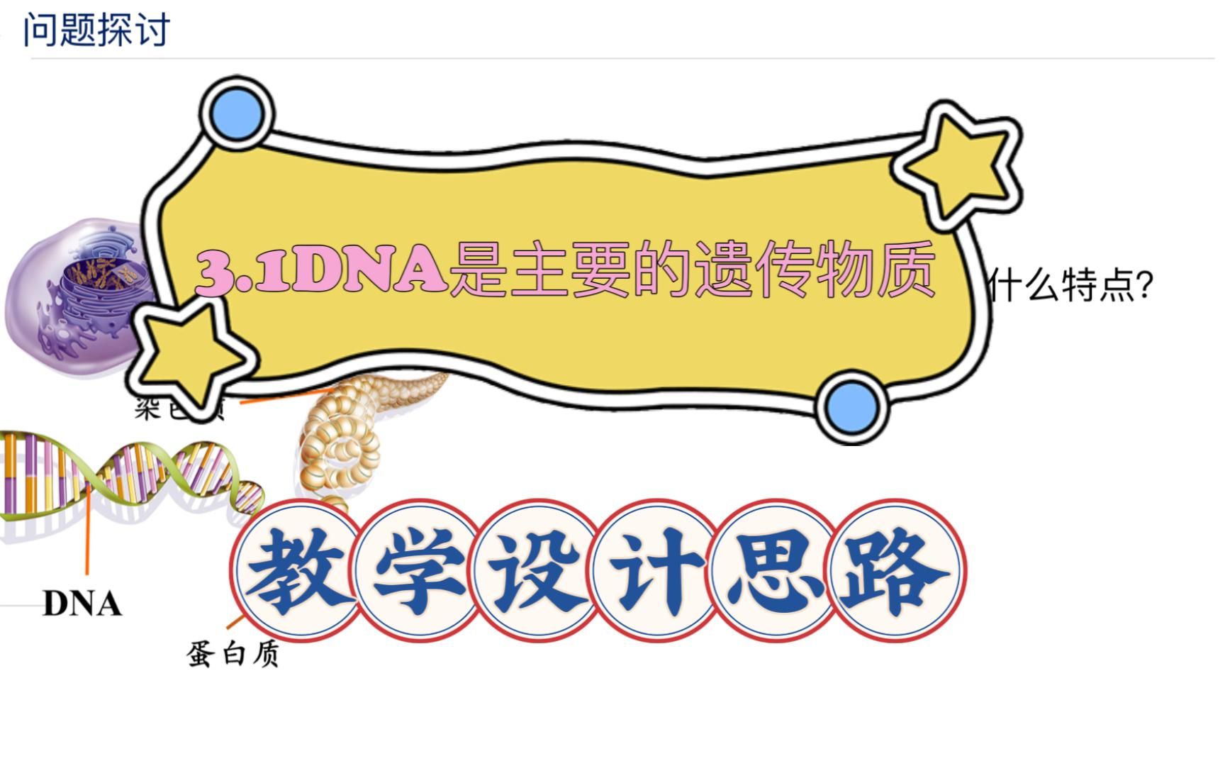 3.1DNA是主要的遗传物质教学设计思路及PPT设计哔哩哔哩bilibili