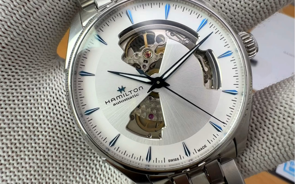 二手 汉米尔顿汉密尔顿hamilton开心爵士系列全自动镂空表最新款40表