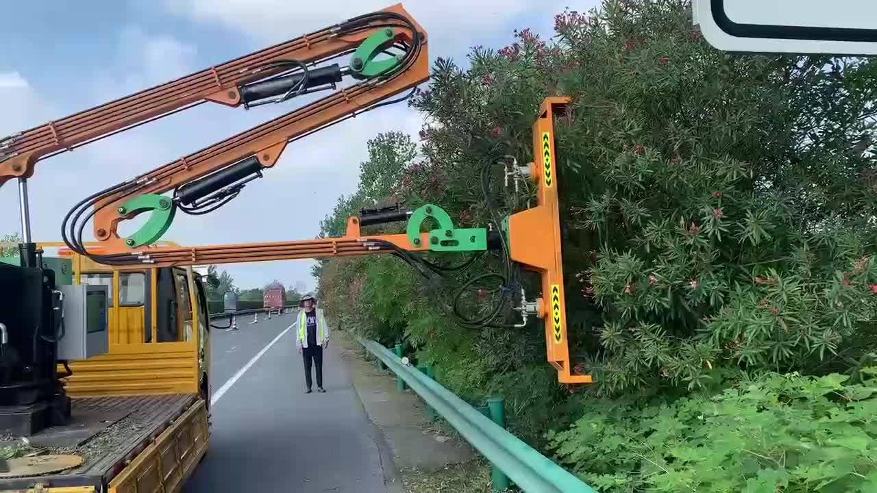 伸缩式高速公路绿篱修剪机杂草树枝修剪机茶园采剪