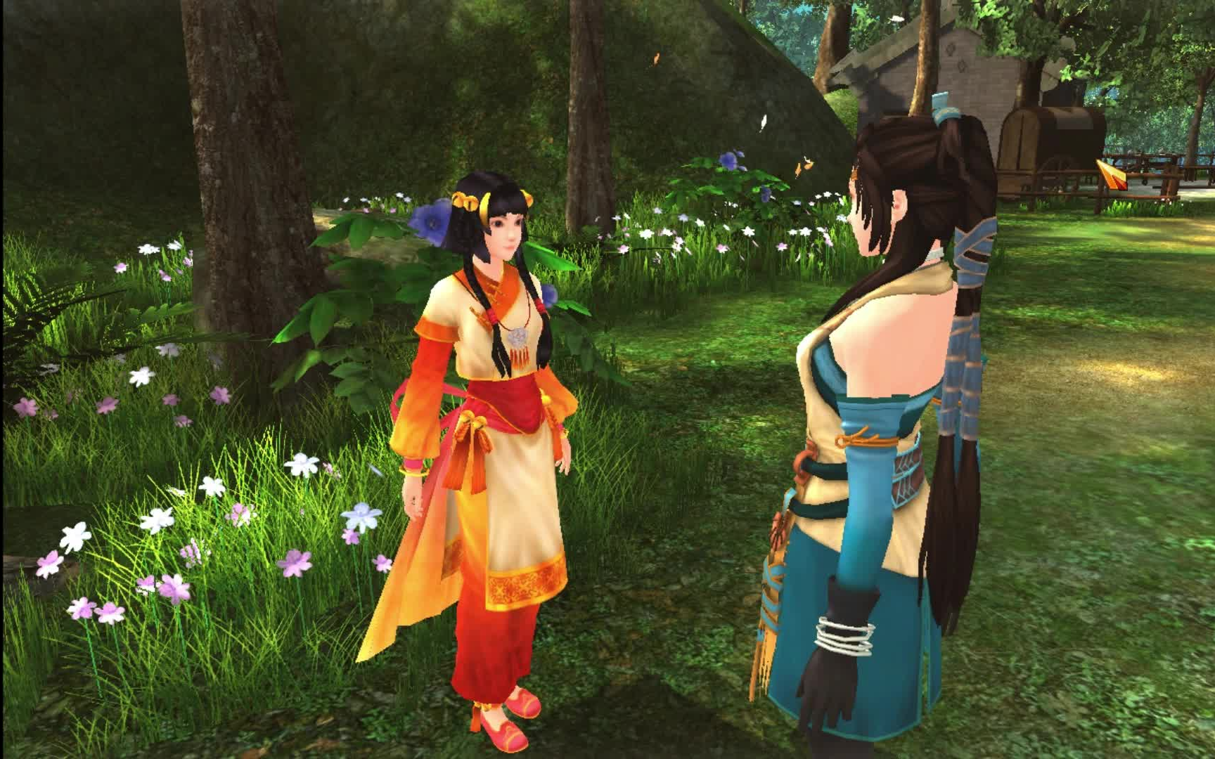 【古剑奇谭1】前往甘泉村的路上,襄铃貌似遇到了妈妈_哔哩哔哩_bili