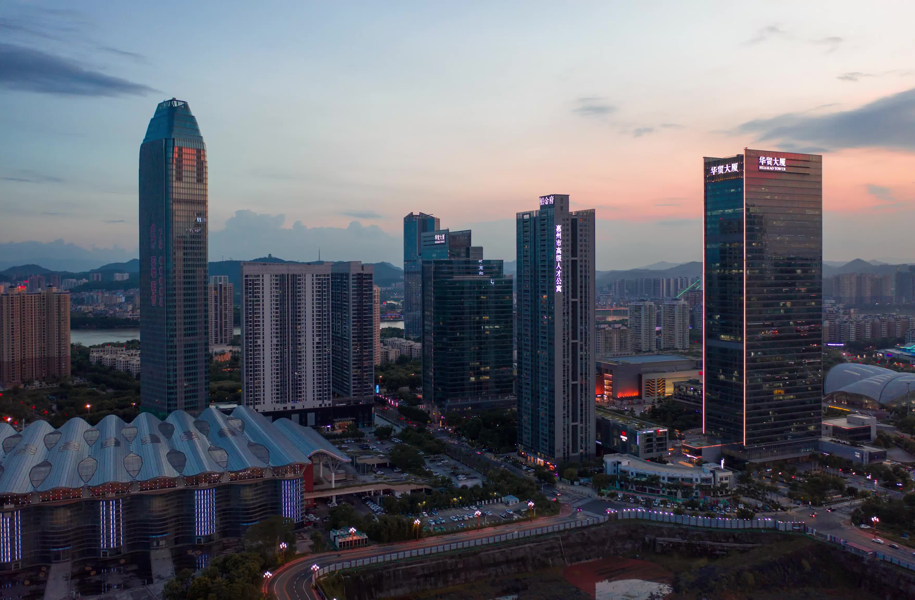 惠州cbd航拍延时_哔哩哔哩 (゜-゜)つロ 干杯~-bilibili