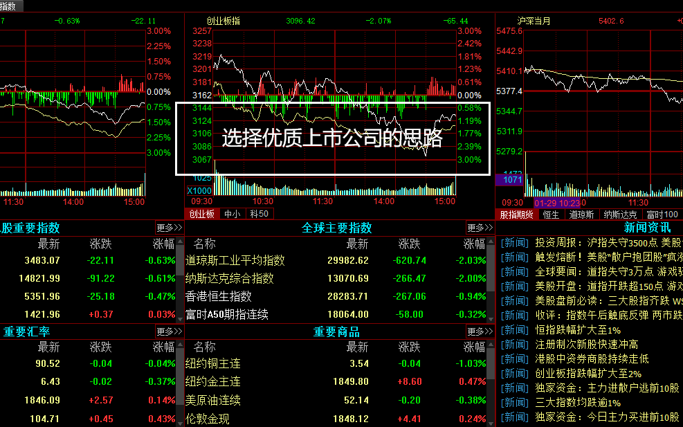 选择优质上市公司的思路哔哩哔哩bilibili