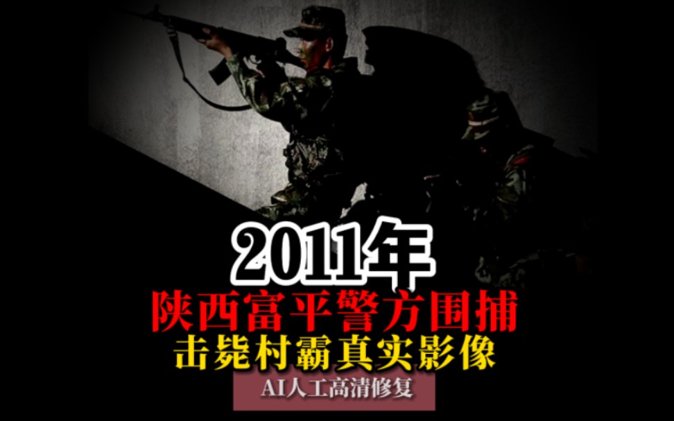 2011年陕西富平警方深夜围捕击毙一名行凶村霸真实影像哔哩哔哩bilibili