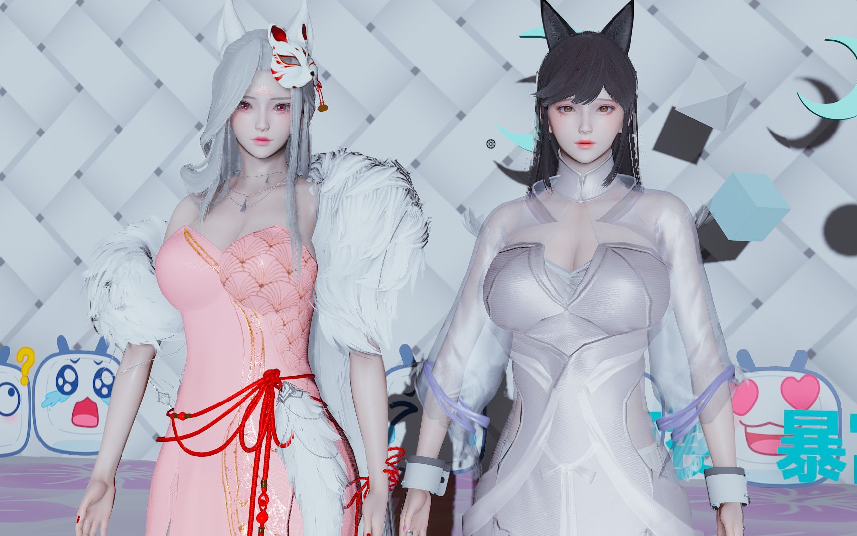 雪魅x爱宕!你从看过的全新版本!古风纱衣x小电视x全新舞台!